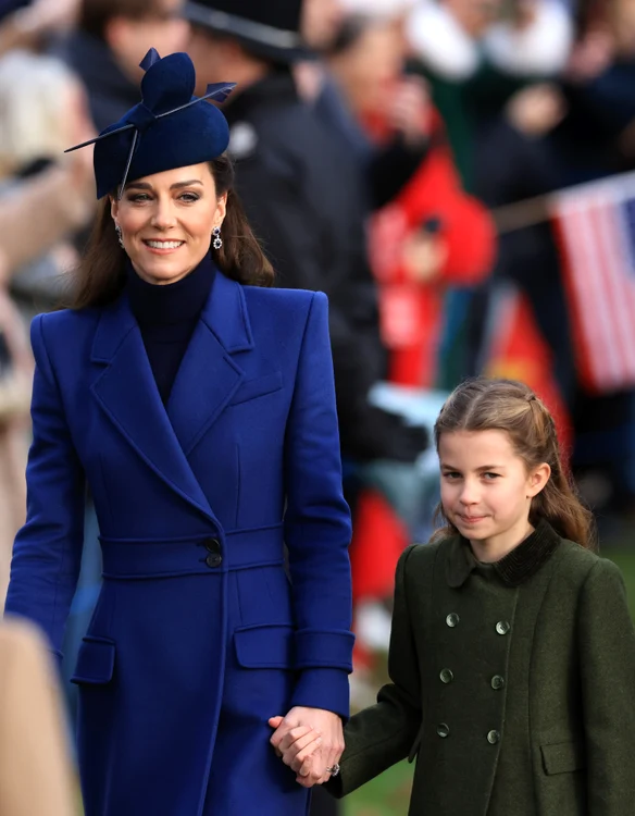 La princesse Charlotte portait un manteau vert (Photo : GettyImages)