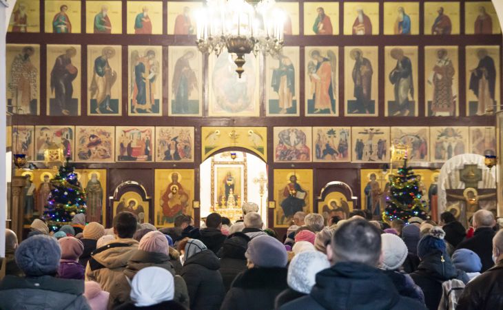 La veille de Noël à Gomel.  Voyons comment c'était