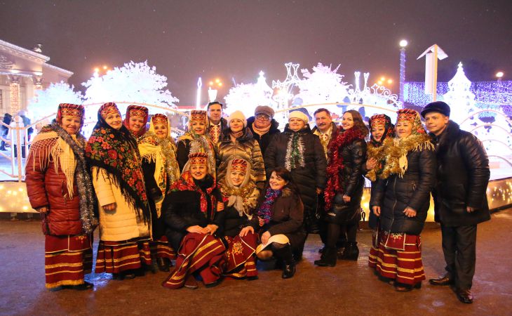 La veille de Noël à Gomel.  Voyons comment c'était