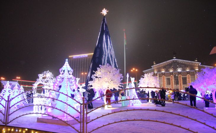 La veille de Noël à Gomel.  Voyons comment c'était