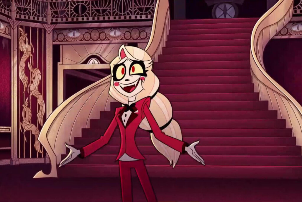 Dans « Hazbin Hotel », la princesse Charlie promet de donner une nouvelle chance aux habitants de la pègre (Image : reproduction numérique | Amazon Prime Video Studios)