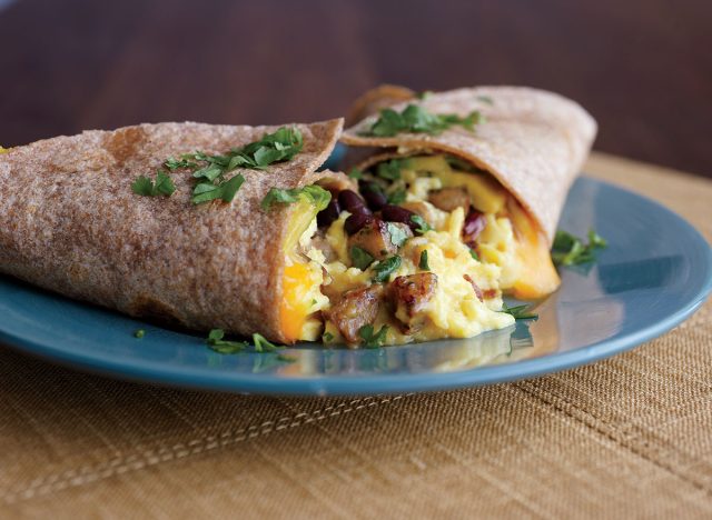 Burritos santé pour le petit-déjeuner