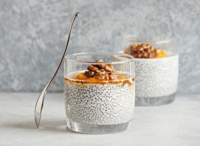 pudding à la citrouille et aux graines de chia