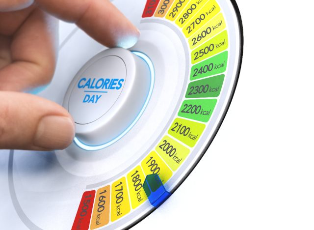 concept de cadran à calories réduites