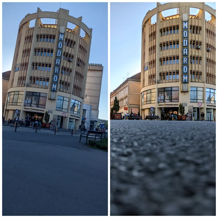 Images prises à Brașov, en utilisant les deux techniques photographiques / Source : Archives personnelles